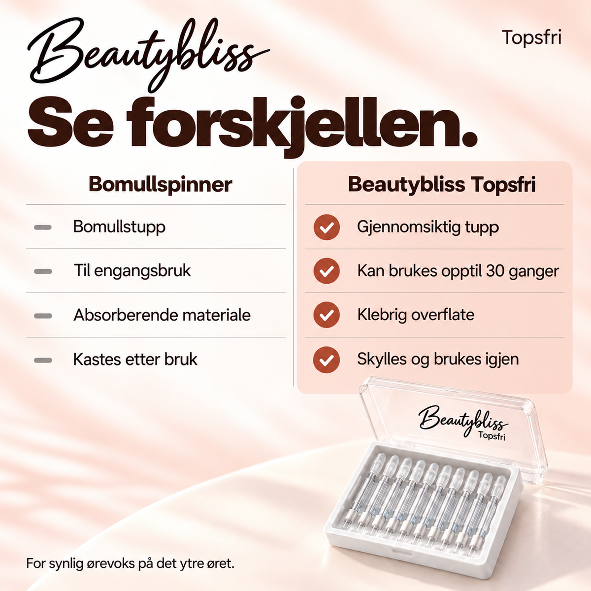Beautybliss Topsfri